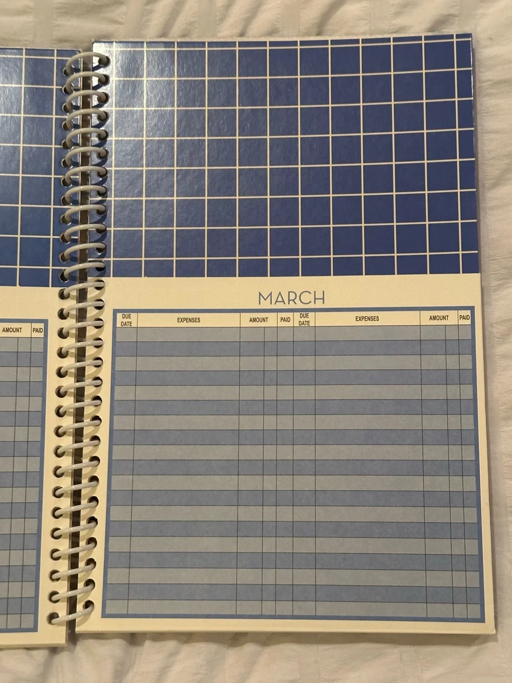 💥 $5 if Bundled - Budget Planner Spiral Notebook Home Finance & Bill Organizer